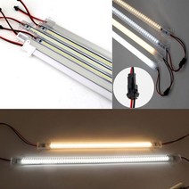 Led 튜브 라이트 ac 220 v 30 cm40 cm 고휘도 나이트 바 2835 스트립 램프, 차가운 흰색, 40cm 투명 커버