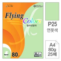 삼원)플라잉칼라(P25.연못색 A4 80g 25매) 컬러용지 컬러복사용지 복사용지 컬러프린트용지 컬러A4 색도화지 복사종이