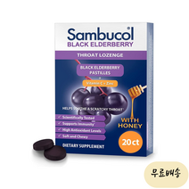 삼부콜 블랙 엘더베리 추출물 200mg 20개입 [미국 직배송], 1개