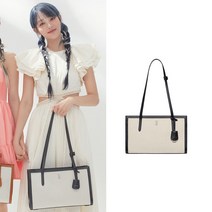 [제이에스티나 백][여름BAG추천] MANO 캔버스 EW 롱숄더 BK (JHNCHA3BS328BK270)