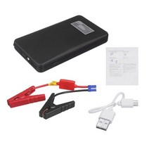 점프스타터 차량용 보조 배터리 인산철 시동 밧데리 20000mah 12v car car, 검은색