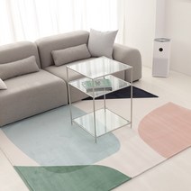 루나 거실 사계절 국산 단모 북유럽 인테리어 러그 2size