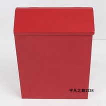 우편함 전원주택 주택 녹방지도장 대형 빌라 우체통 레트로 다세대 방수 우편함 스탠드 전원 사서함 빌라 벽걸이 실외용 모던 방수 철제 유럽식 우편함 야외용 현관 복고풍, R