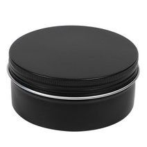 알루미늄 틴케이스 150ml 블랙/캔들 용기 DIY 재료, 1개
