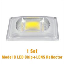 식물등 스탠드 1set led 칩 cob led 렌즈와 빛 칩을 성장 220v 20w 30w 50w 전체 스펙트럼 실내 식물 씨앗 fl에 대 한 차가운 따뜻한 diy phyto 램, 7440ms, 내추럴 화이트