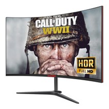 32인치 곡선모니터 144HZ LCD 대형 커브 스크린, 블랙 27인치 곡면 2K 165HZ