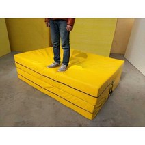 체육관 매트리스 접이식 태권도매트 유도 낙법 파쿠르, 유백색을 10cm 두께로 접은 1x2m40