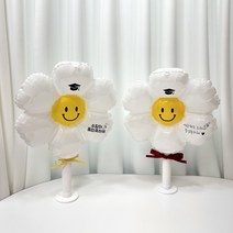 졸업 수료 입학 데이지 풍선 손잡이 꽃다발 학사모 경기 광주, 6, 빨강