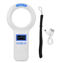 마이크로칩 리더 Rfid 134.2Khz LCD ID 마이크로칩 동물 리더 핸드헬드 애완 동물 스캐너 동물 ID 리더