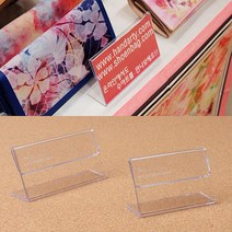 카페 상품명 가격표시 안내 쇼케이스 10개 POP꽂이 아크릴 설명판