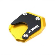 혼다 CBR650R CBR650F CBR500R 2013-오토바이 타이어 밸브 캡 킥 스탠드 발 확대기 사이드 확장 CBR 650R, Kickstand pad-Gold