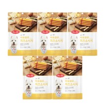 바우와우 new국내산 치즈소세지 14p 강아지 치즈 소시지 간식 애견 소세지, 5팩