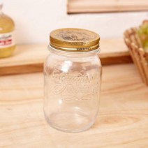 콰드로 밀폐0.5L 꿀병 과일청 과실주 수제 밀폐용기 쨈용기 다이소 청담는유리병 잼병 빈티지