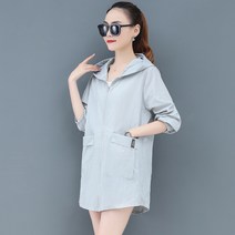 ANYOU 여성용 트렌치 코트