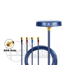 와이파이 무선 야외 라우터 기 4G GPS GLONASS 블루투스 GNSS 4 하나 결합 방수 캐비닛 안테나 SMA 남성 커넥터 28DBI RG174 케이블, 옵션02 GPS 4G 4G