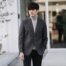 비시크 제인즈 체크 블레이저