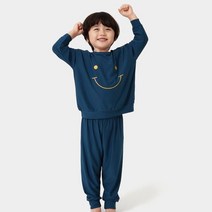 투위 국내산 스마일아동실내복 피치기모 마약잠옷 다크그린