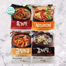 초원식품SD 즉석탕 1박스 600g 4종혼합세트 인기즉석국저녁식사메뉴, 4종혼합 x 1개