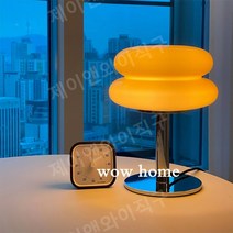 분위기 LED 스탠드 다양한컬러의 스노우맨st 전등, 주황색 빨간색 두꺼운 바닥