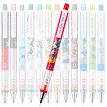 미쯔비시 디즈니 한정판 쿠루토가 샤프 0.5mm 미키 레드 M5-650DS, 미니 리본