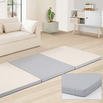 국내생산 아기 유아용 고밀도폼 거실 놀이방 3단 폴더매트 항균 냉기차단 어린이집, 1400x2000 3단밀크