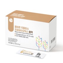 올바른 곡물효소 프로바이오틱스 블랙, 3g, 90개