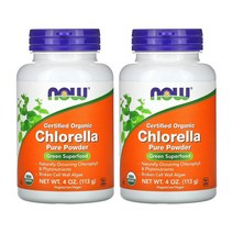 1+1 나우푸드 클로렐라 가루 분말 113g chlorella 코셔 베지테리언 GMP QAI, 1개, 기본