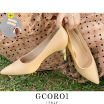 발이 전혀 안아픈 구두 GCOROI 세라피코 7cm 뾰족코 펌프스 구두 꼬로이