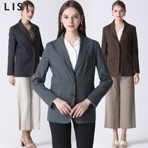 리스트 [리스트(LIST)] 린넨 투버튼 싱글 재킷
