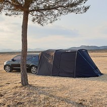 산들로 블랙코팅 매직 도킹 카 쉘터 차박텐트 대형 SA-OT039, 블랙