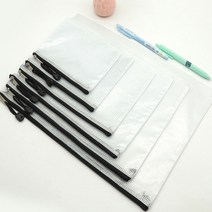 고급 문서파일 지퍼백 서류문서 계약서 보관 홀더 정리 케이스철 포켓 사무용 A4 A5, B A5