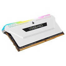 CORSAIR DDR4-3600 CL18 VENGEANCE RGB PRO SL WHITE 패키지 (32GB(16Gx2)) 데스크탑용, 선택없음