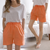 NewCare 여성 형광 반바지 5부 쿨 썸머 룩 네온바지