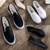 남여공용 커플화 슬립온 단화 데일리 캐주얼 슈즈