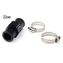 범용 블랙 16MM 18MM 20MM 22MM 오토바이 수온 게이지 라디에이터 온도 센서 조인트 파이프 호스 어댑터