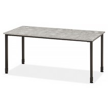 토파스 MIX 책상 국산 블랙다리, 콘크리트 W1200 D800 H720