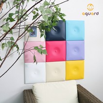 아가드 사각 벽매트 1입 유아매트 놀이방매트, 화이트 White
