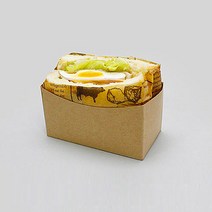포장 테이크아웃 햄버거 토스트 종이트레이 JP-62 장원패키지 [100/1000ea], 100개, 1개입