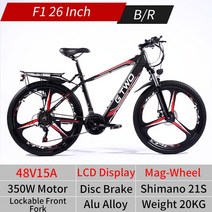 스마트 전기 자전거 드롭 세금 없음 EU 창고 미국 주식 ebike 4815Ah bicicleta 드 montaña 750W 리튬 배터리, 11 26Magnesium350W