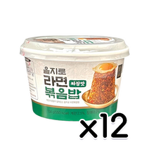 을지로라면볶음밥 짜장맛 즉석용기컵134g x 12개 한박스, 상세페이지 참조