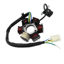 고정자 마그네토 6 코일 5 와이어 50cc 110cc 125cc 스쿠터 오토바이 자전거 ATV, 한개옵션0