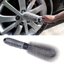 둥근 자동차 타이어 브러쉬 휠 바퀴 세차 청소 솔 차량 관리 셀프 도구 용품 세척 찌든때 묵은때 세정 크리너 전용 구석구석 용