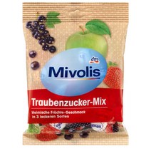 Mivolis 포도당 캔디 100g 6팩 믹스 로컬후루츠 Dextrose mix Local fruits 100 g, 6개