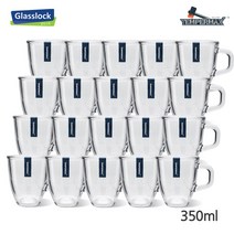 글라스락 퓨전 강화 머그컵 350ml, 12개
