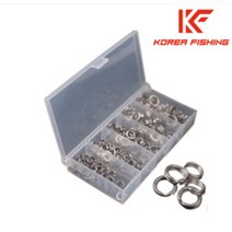 코리아피싱 스플릿링 200개 셋트 메탈지그 자작채비