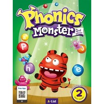 Phonics Monster 2: Short Vowels(Student Book)(with Readers&App), Phonics Monster 2: Short Vow.., A List 편집부(저),A List.., A List