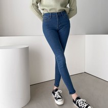 즈본 여성 스키니청바지 생지 데님 여자피치기모 스판 겨울청바지