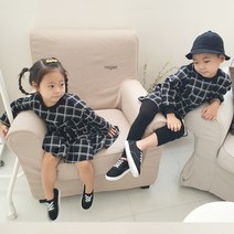 Hoglet(호글렛) 체키럽set[블랙] 상하세트 원피스 아동복 유아복 유아동복 키즈 온라인 맞춤복