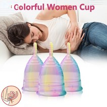 생리컵 생리컵추천 위생생리컵 실리콘 컵 실리콘 생리 컵 재사용 가능한 질 컵 질 기간 건강 밴드 링 생리 실리콘 컵 건강, 조합 8, 사이즈