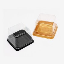 더팩컴퍼니 화과자케이스 검정 금색(600개 4800개), 1박스, 검정 4800개